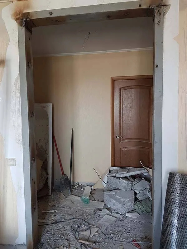 Устройство проема с усилением