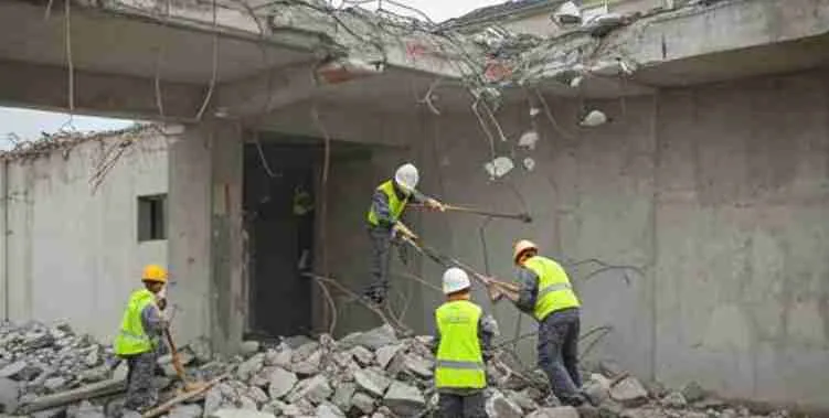 Силовой демонтаж железобетона